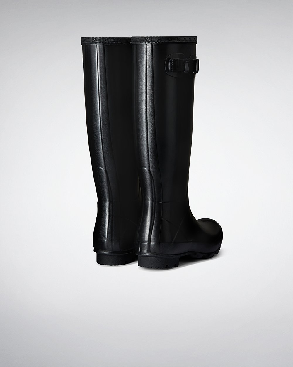 Hunter Mujer Norris Field - Botas de Lluvia Negras - 378-TLUFNY